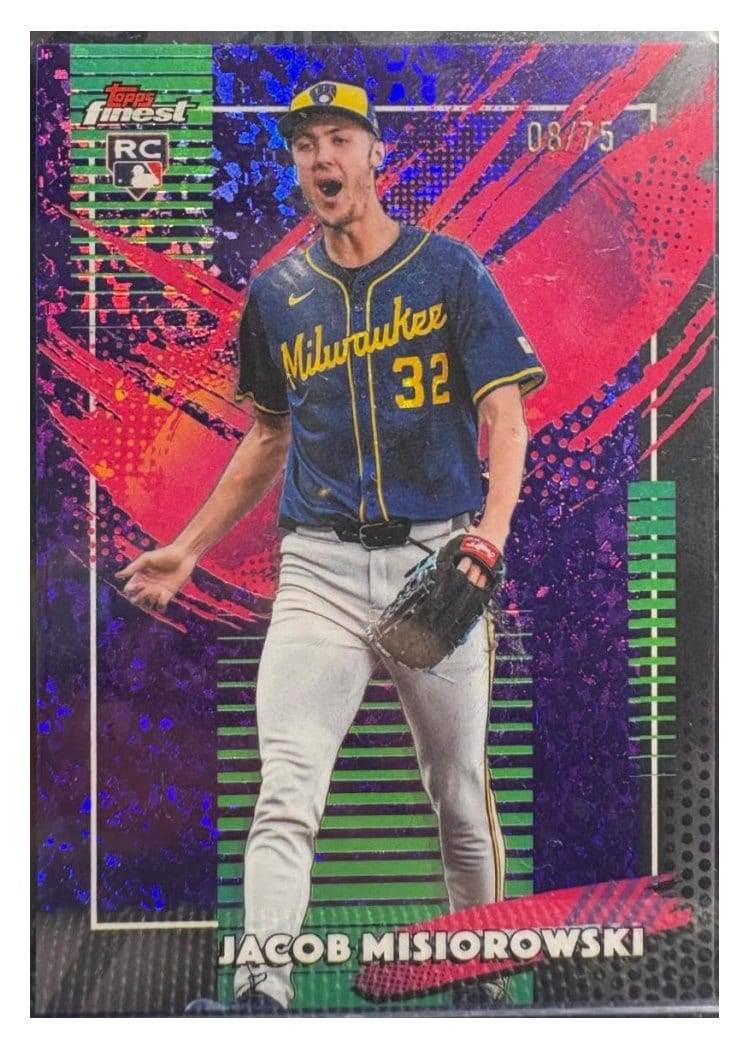 2026 Topps Finest Jacob Misiorowski #218 card