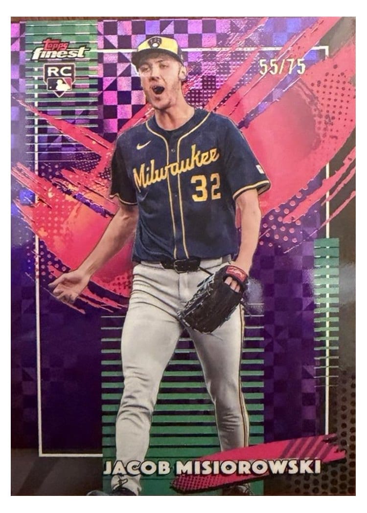 2026 Topps Finest Jacob Misiorowski #218 card