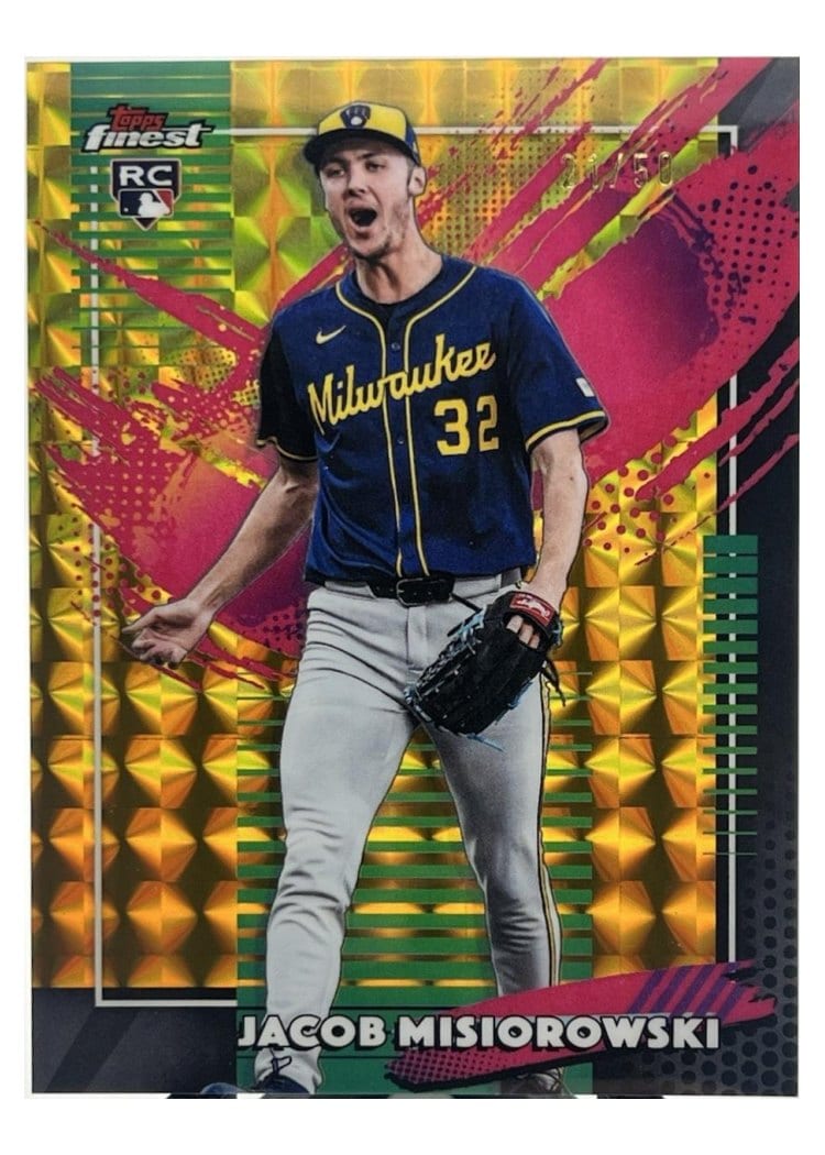 2026 Topps Finest Jacob Misiorowski #218 card