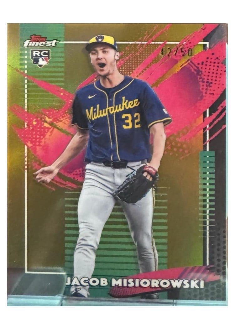 2026 Topps Finest Jacob Misiorowski #218 card