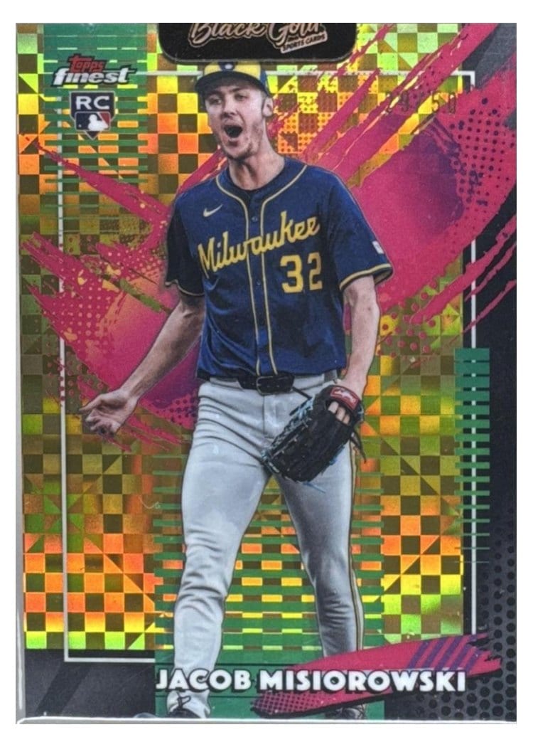 2026 Topps Finest Jacob Misiorowski #218 card