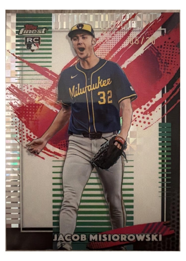 2026 Topps Finest Jacob Misiorowski #218 card