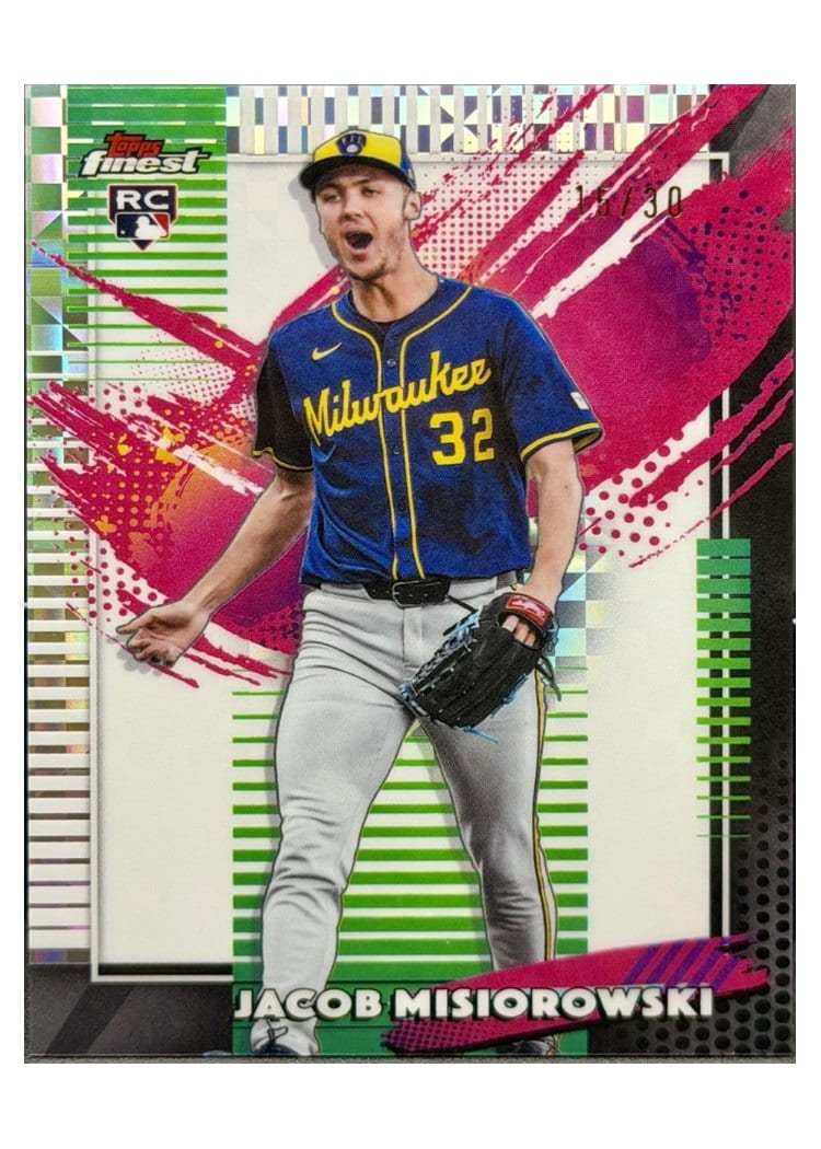2026 Topps Finest Jacob Misiorowski #218 card