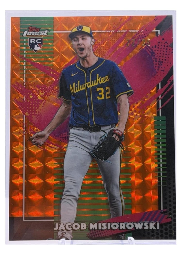 2026 Topps Finest Jacob Misiorowski #218 card