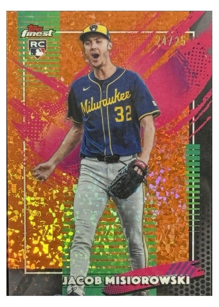 2026 Topps Finest Jacob Misiorowski #218 card