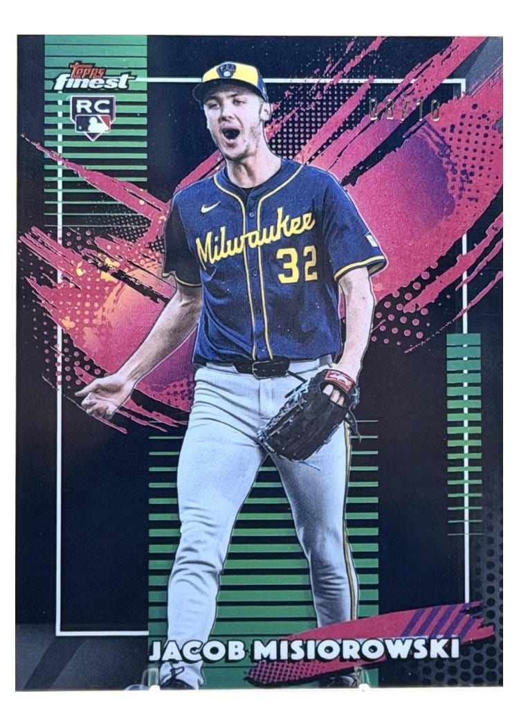 2026 Topps Finest Jacob Misiorowski #218 card