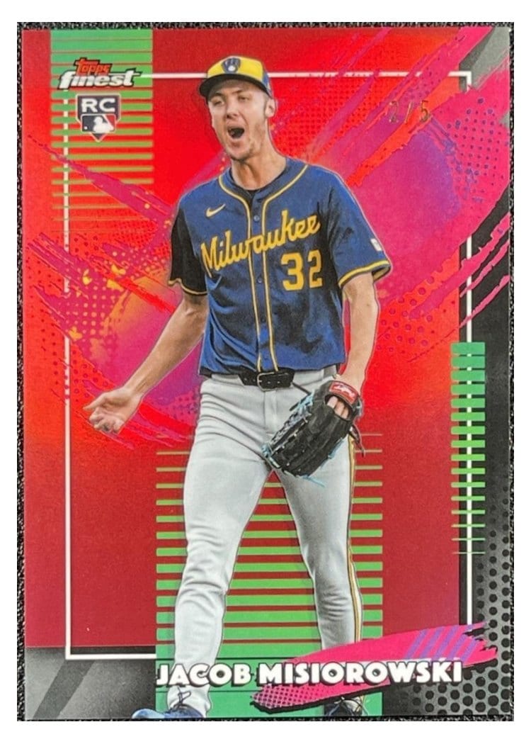 2026 Topps Finest Jacob Misiorowski #218 card