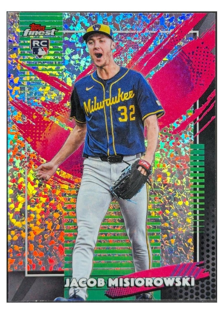 2026 Topps Finest Jacob Misiorowski #218 card