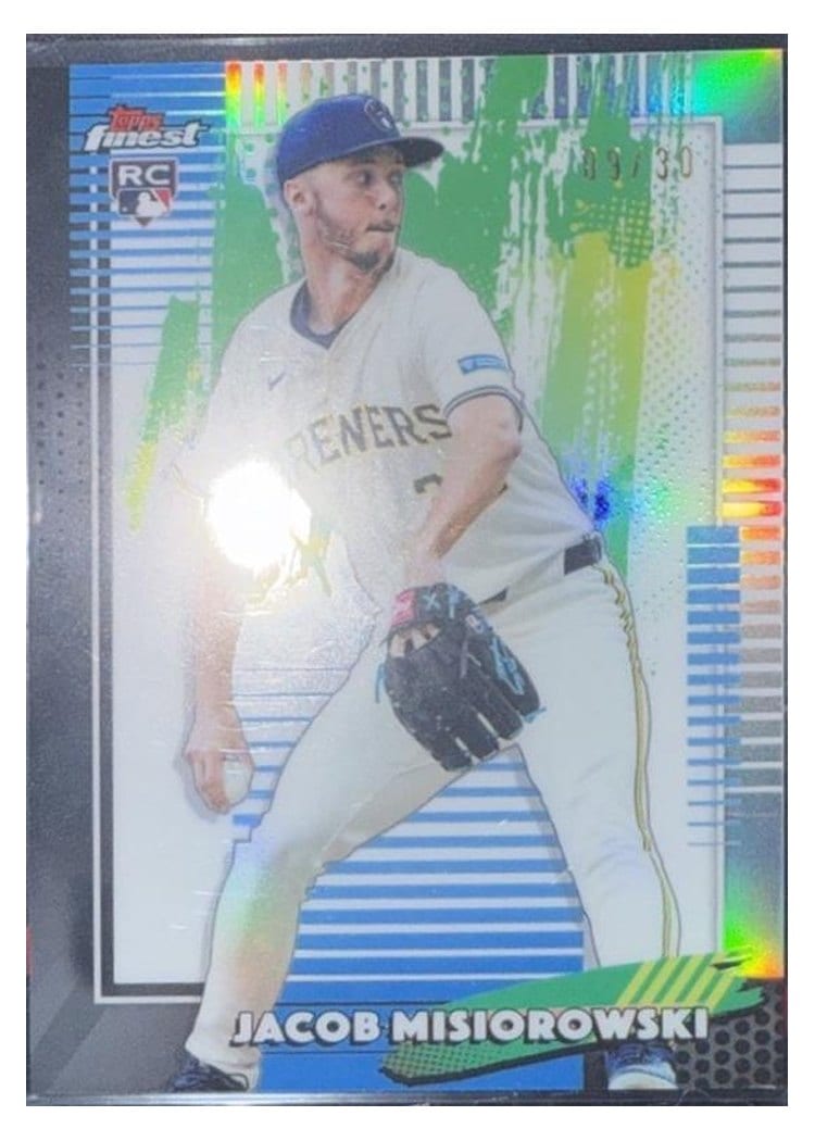 2026 Topps Finest Jacob Misiorowski #82 card