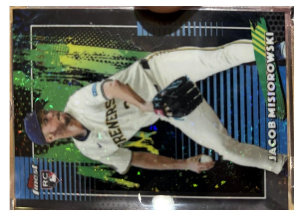 2026 Topps Finest Jacob Misiorowski #82 card