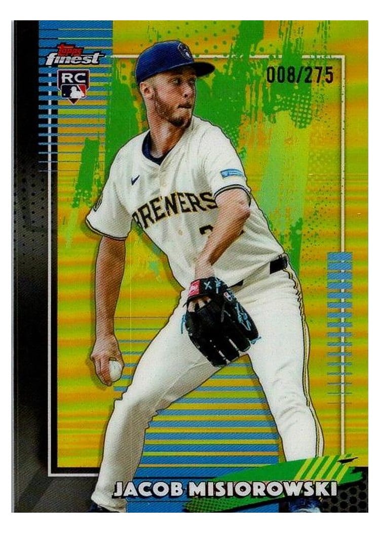 2026 Topps Finest Jacob Misiorowski #82 card