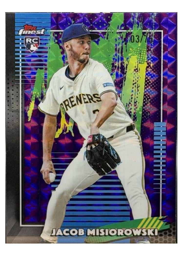 2026 Topps Finest Jacob Misiorowski #82 card