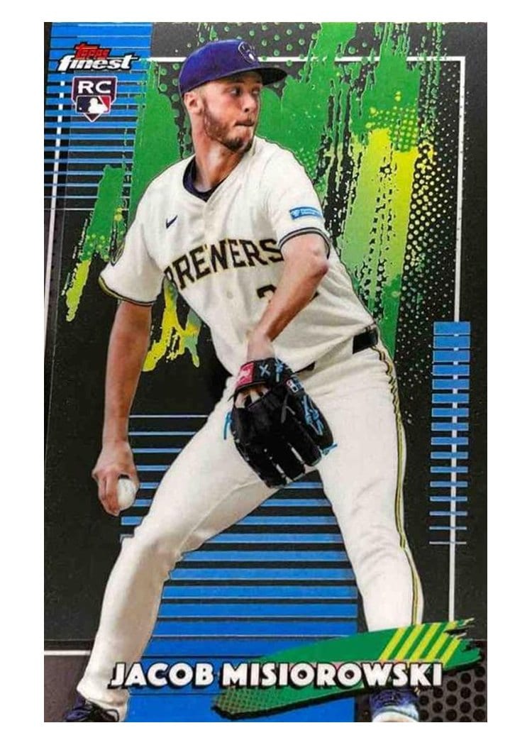 2026 Topps Finest Jacob Misiorowski #82 card