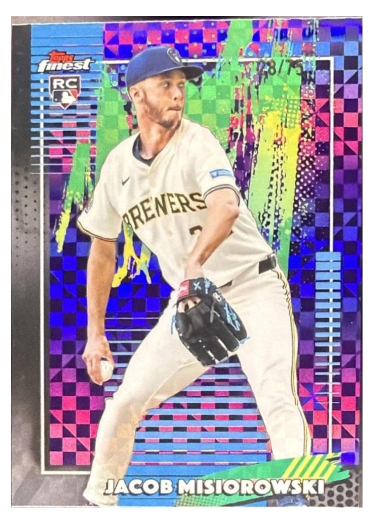 2026 Topps Finest Jacob Misiorowski #82 card