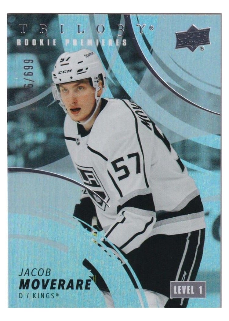 2022-23 Upper Deck Trilogy Rookie Premier Jacob Moverare #RP-JM card
