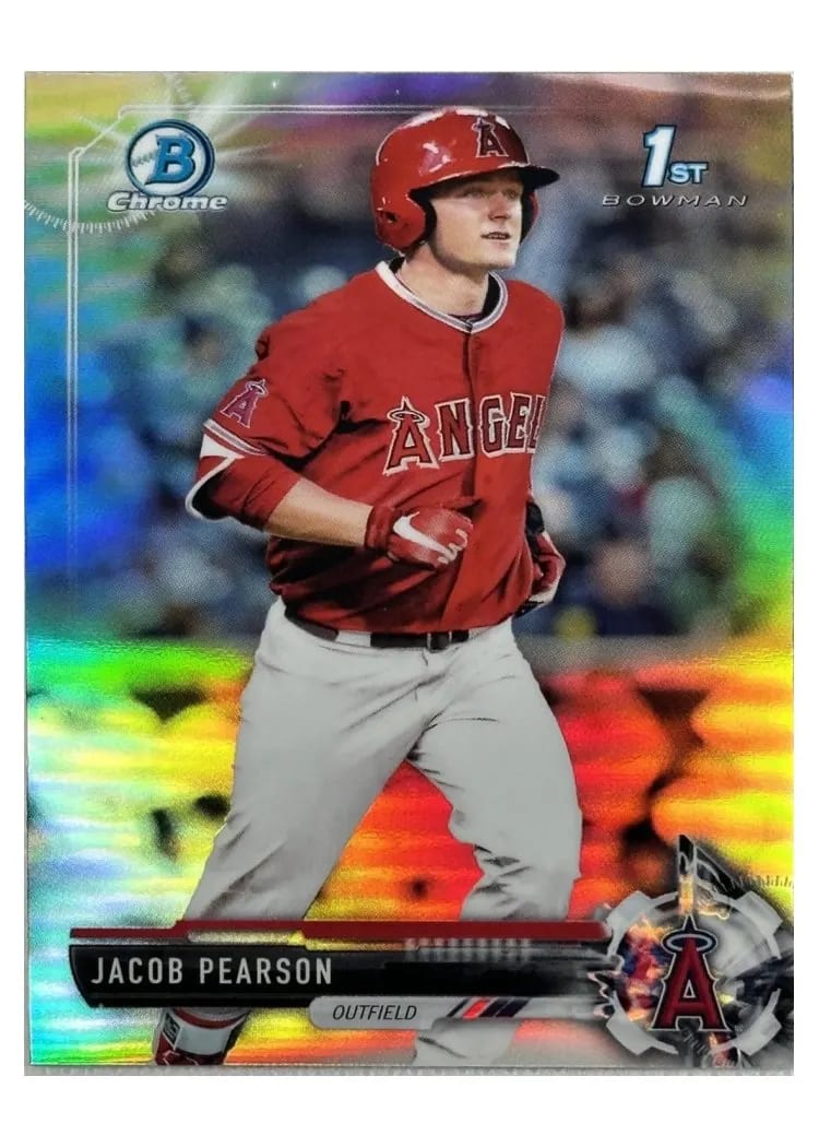 2017 Bowman Draft Chrome Jacob Pearson #BDC105 card