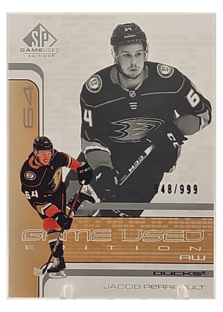 2022-23 SP Game Used 2001-02 Retro - Rookies Jacob Perreault #R-20 card