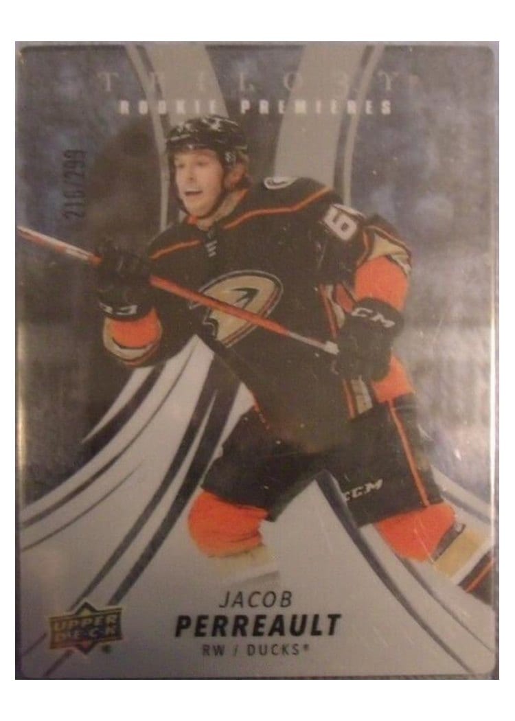 2022-23 Upper Deck Trilogy Rookie Premier Jacob Perreault #RP-JP card