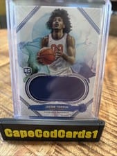 2023-24 Topps Motif Motif Rookie Quad Relic Auto Jacob Toppin #MQA-JT card