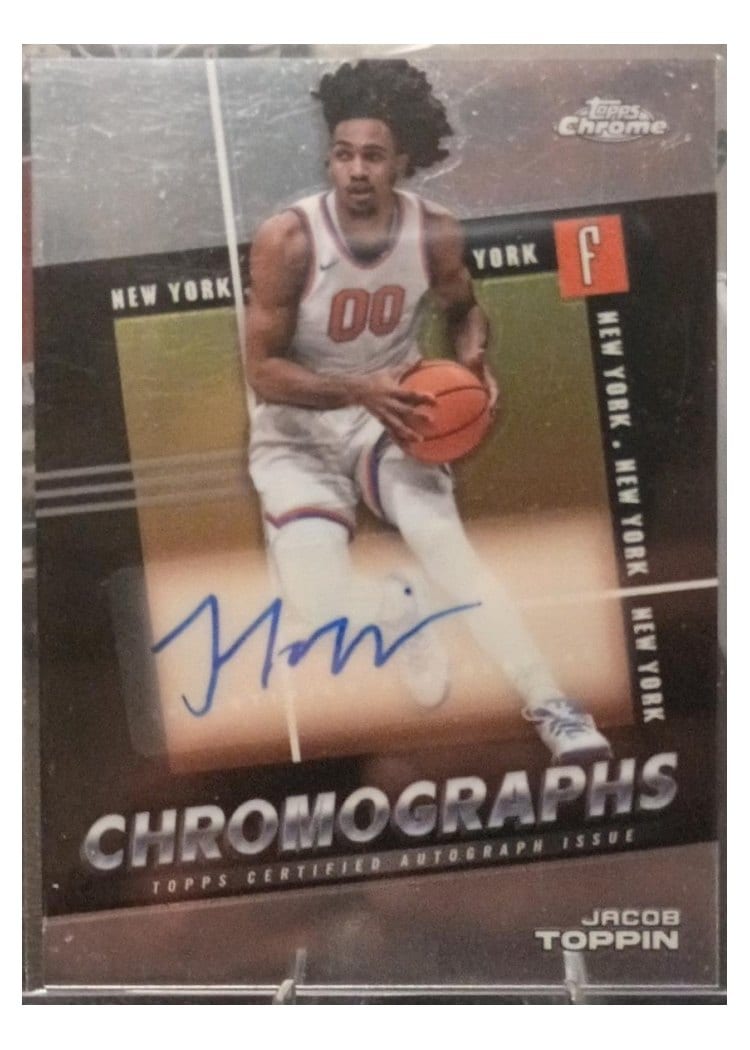 2024-25 Topps Chrome Chromographs Jacob Toppin #C-BC card