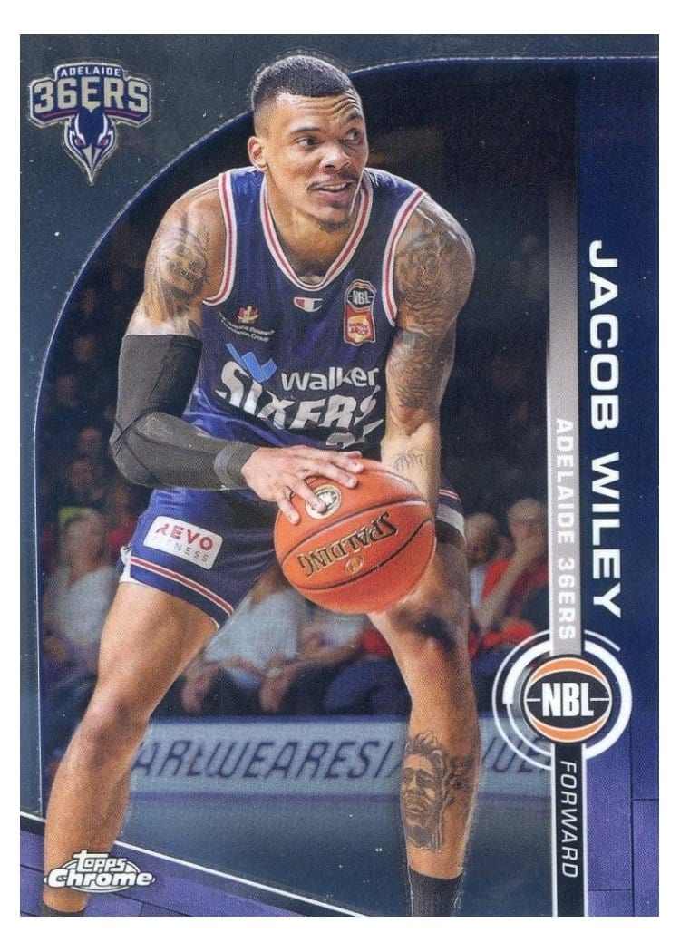 2023-24 Topps Chrome NBL Base Set Jacob Wiley #4 card