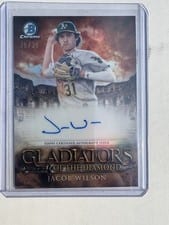 2024 Bowman Chrome Gladiators of the Diamond Autographs Jacob Wilson #GDA-JW