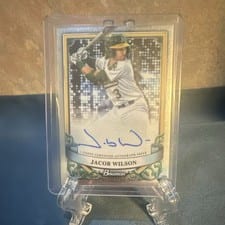 2024 Bowman Sterling Prospect Autographs Jacob Wilson #PA-JW card