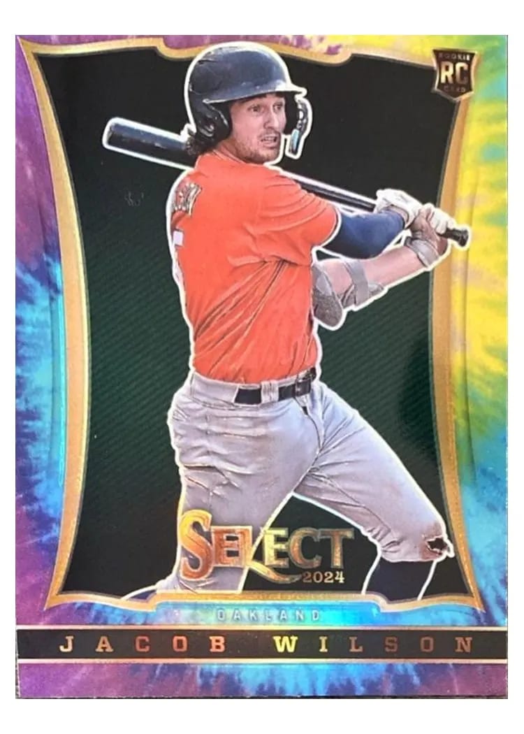 2024 Panini Select Select Throwback Jacob Wilson #19 card