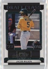 2024 Panini Three and Two Draft Class Jacob Wilson #32 card