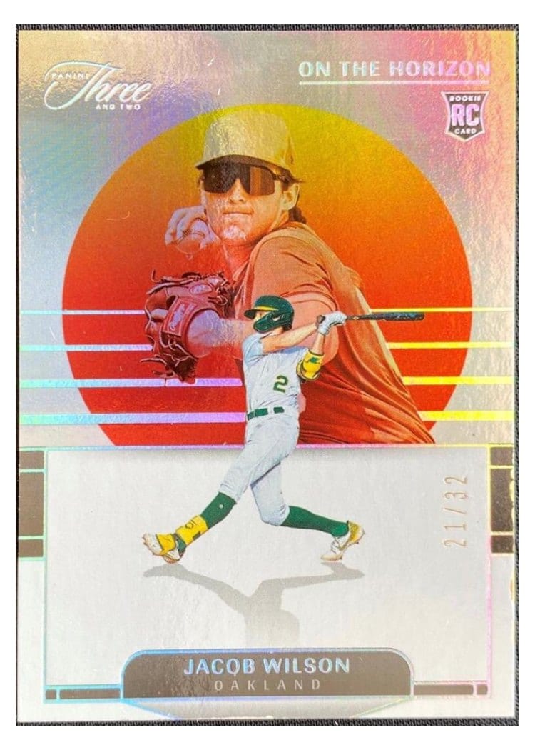 2024 Panini Three and Two On The Horizon Jacob Wilson #16 card