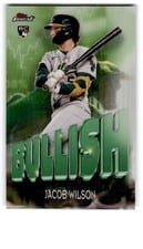 2025 Finest Bullish Jacob Wilson #B-5 card