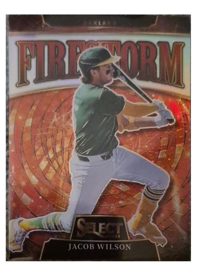 2025 Panini Select Firestorm Jacob Wilson #14 card