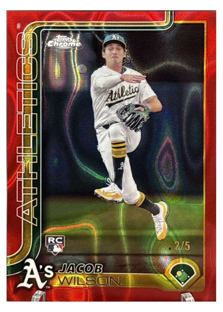 2025 Topps Chrome Jacob Wilson #96 card