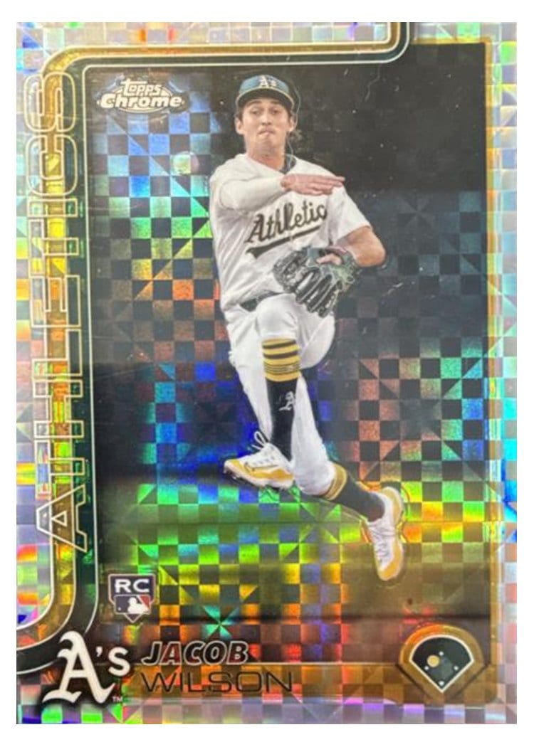 2025 Topps Chrome Jacob Wilson #96 card