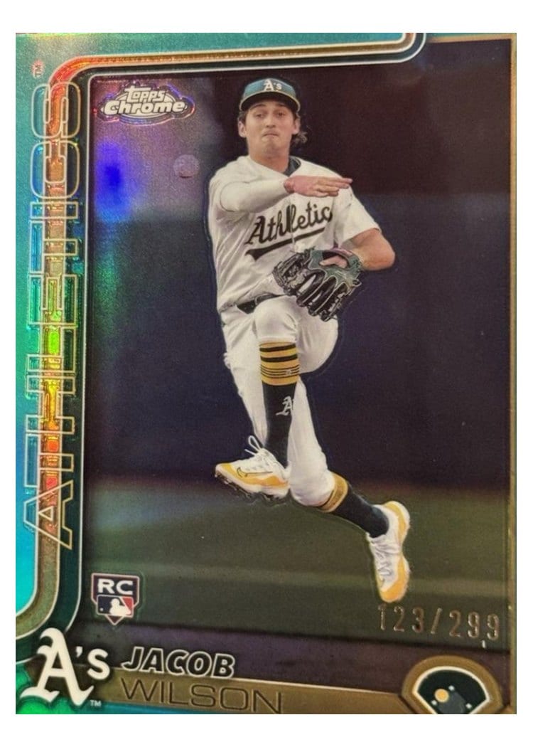 2025 Topps Chrome Jacob Wilson #96 card