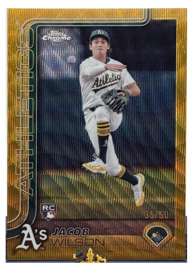 2025 Topps Chrome Jacob Wilson #96 card