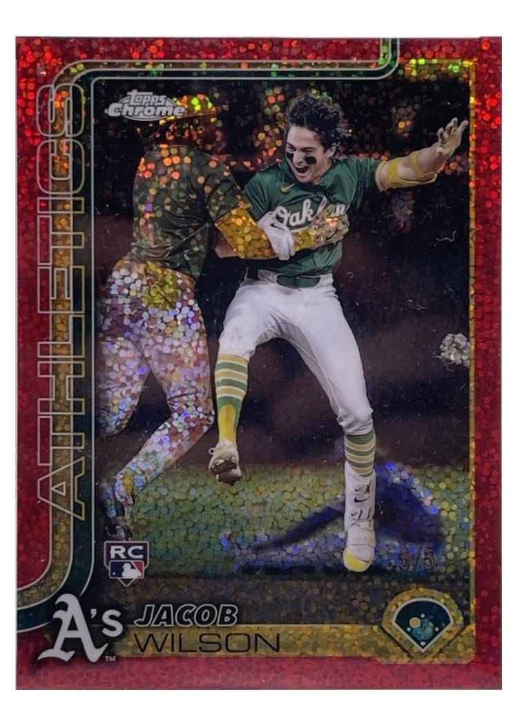 2025 Topps Chrome Jacob Wilson #96 card
