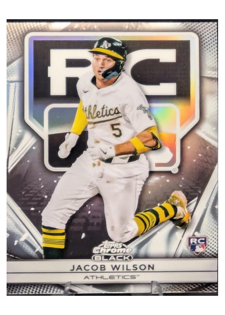 2025 Topps Chrome Black Rookie Design Variations Jacob Wilson #92