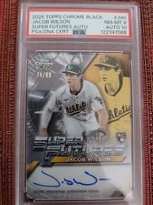 2025 Topps Chrome Black Super Futures Autographs Jacob Wilson #FSA-JWI