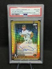 2025 Topps Chrome Logofractor Edition Rookie Autographs Jacob Wilson #RA-JWI