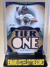 2026 Topps Tier One Tier One Relics Die-Cut Jacob Wilson #T1RD-JW card