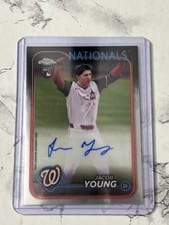 2024 Topps Chrome Update Autographs Jacob Young #AC-JY card