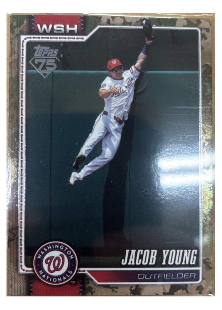 2026 Topps Base Set Jacob Young #210 card