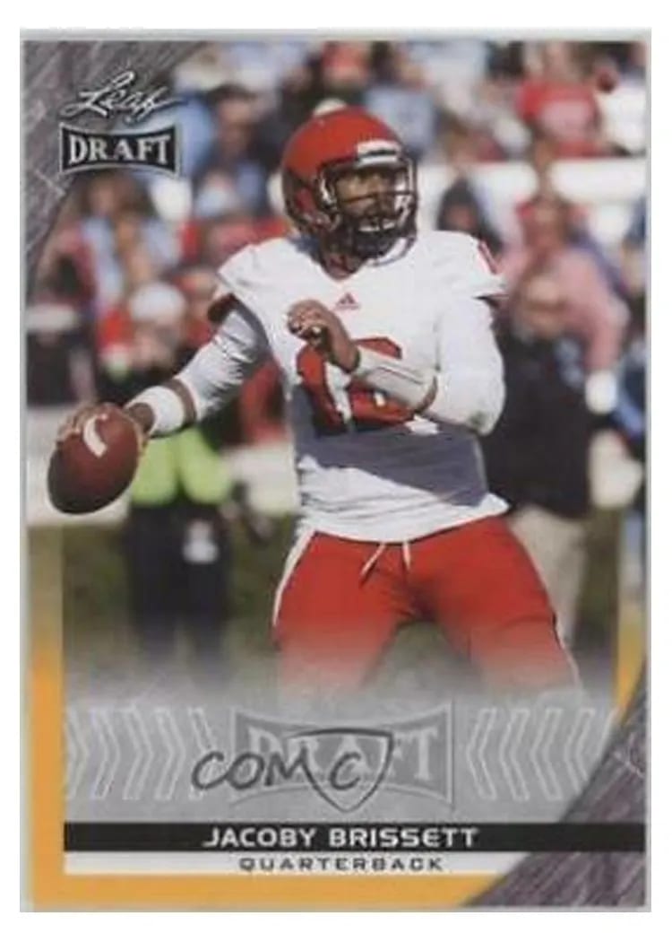 2016 Leaf Draft Jacoby Brissett Gold #34 card