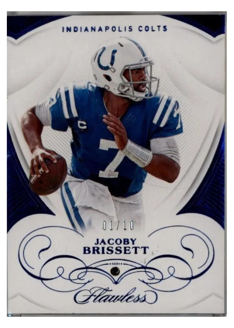 2019 Panini Flawless Base Ruby Jacoby Brissett #30 card