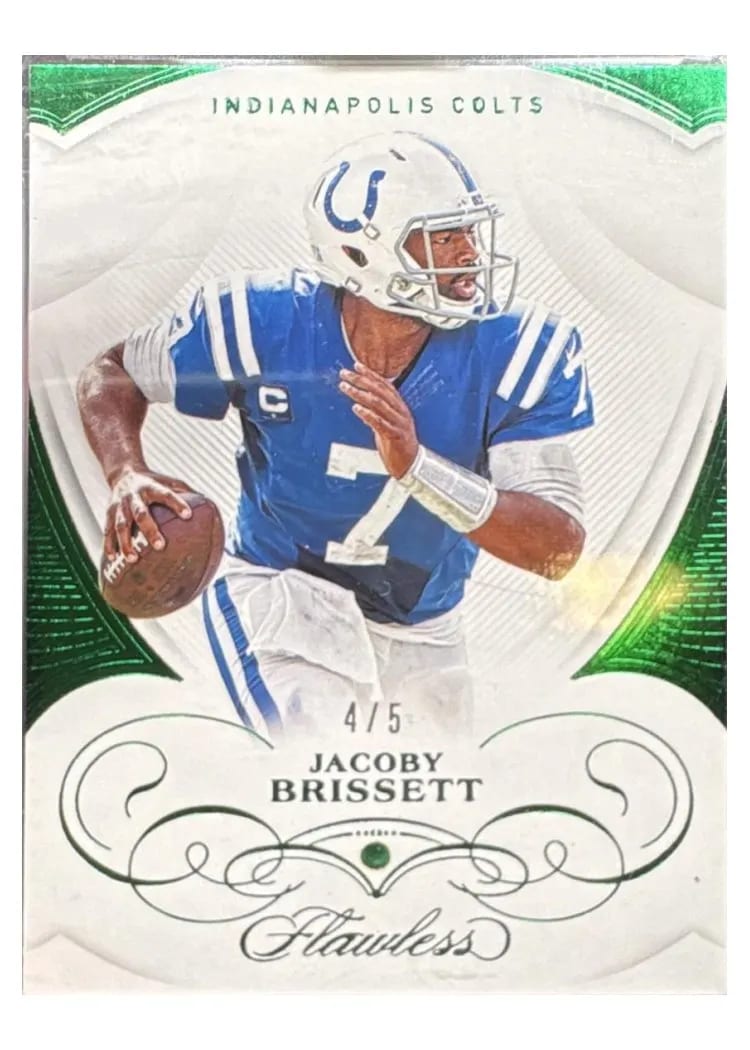 2019 Panini Flawless Base Ruby Jacoby Brissett #30 card