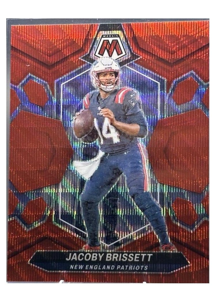 2024 Panini Mosaic Base Set Jacoby Brissett Red Wave #148 card