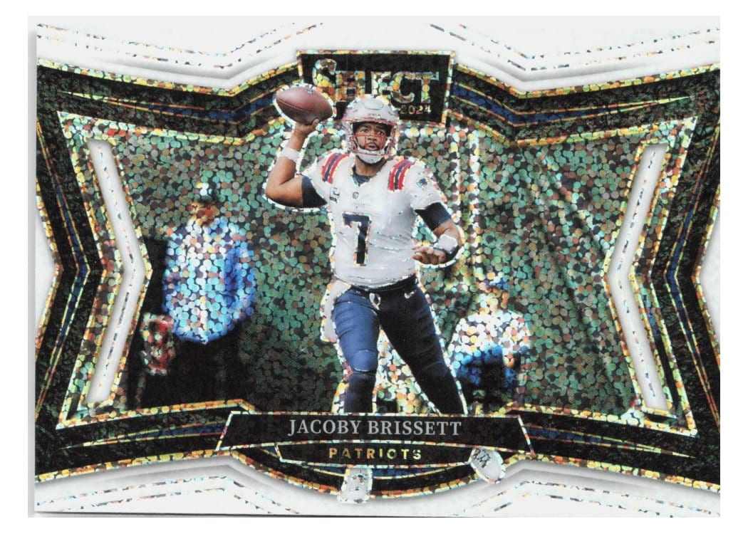 2024 Panini Select Base Set Jacoby Brissett White Sparkle Prizm #444 card