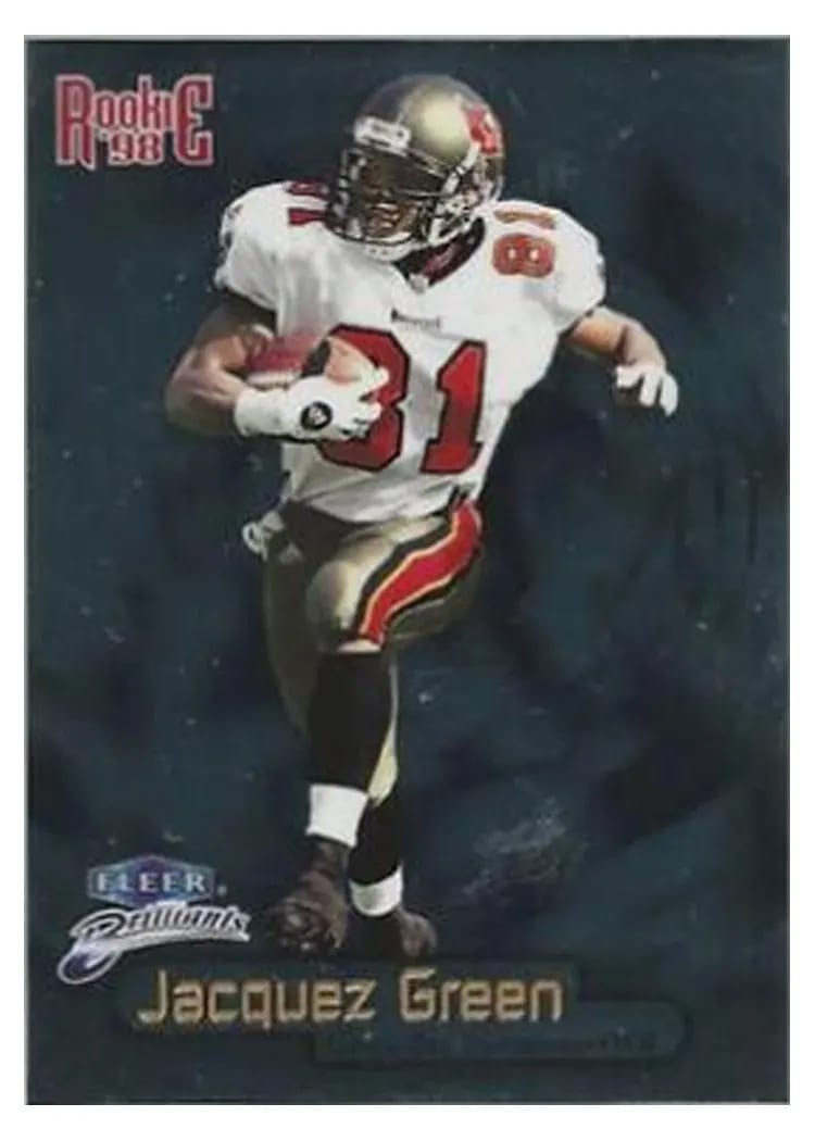 1998 Fleer Brilliants Jacquez Green #125 card