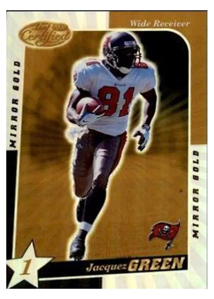 2000 Leaf Certified Jacquez Green #88 card
